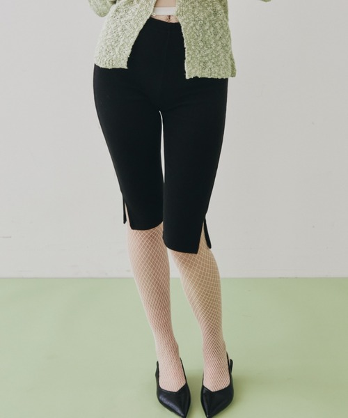 FUULLY STUDIO（フーリィーステューディオ）の「網タイツ（タイツ/ストッキング・レディース・アイボリー・FREE）」の2枚目の写真