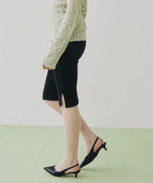 FUULLY STUDIO（フーリィーステューディオ）の「網タイツ（タイツ/ストッキング・レディース・アイボリー・FREE）」の3枚目の写真