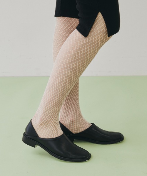 FUULLY STUDIO（フーリィーステューディオ）の「網タイツ（タイツ/ストッキング・レディース・アイボリー・FREE）」の7枚目の写真