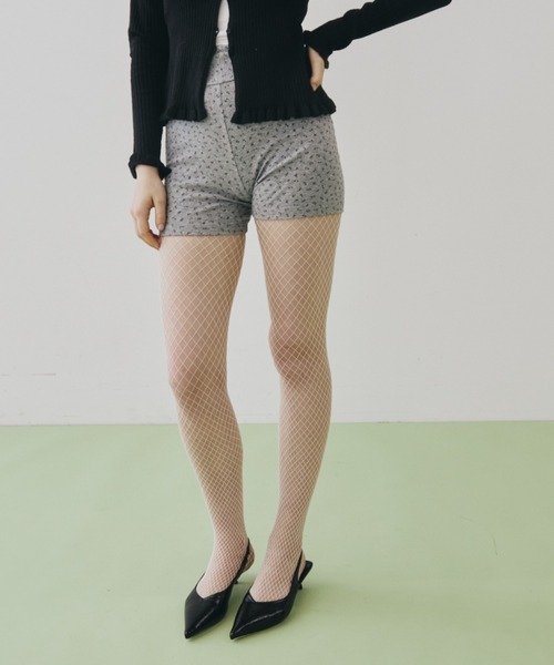 FUULLY STUDIO（フーリィーステューディオ）の「網タイツ（タイツ/ストッキング・レディース・アイボリー・FREE）」の9枚目の写真