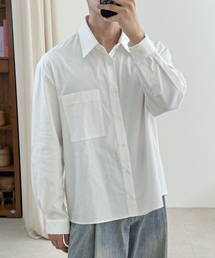 EULER（ユーラ）の「ラインクロップストライプシャツ - ホワイト（シャツ/ブラウス）」