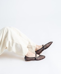 Fabio Rusconi（ファビオルスコーニ）の「【FABIO RUSCONI/ファビオルスコーニ】メッシュストラップパンプス（パンプス）」