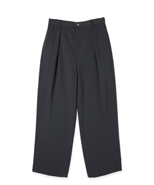 CULLNI（クルニ）の「Double Cloth Tuck Wide Pant（スラックス・メンズ・ネイビー/ブラック/グレー・0/1/2）」の5枚目の写真