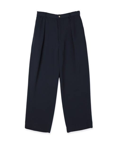 CULLNI(クルニ)の「Double Cloth Tuck Wide Pant(スラックス・メンズ・ネイビー/ブラック/グレー・0/1/2)」の19枚目の写真