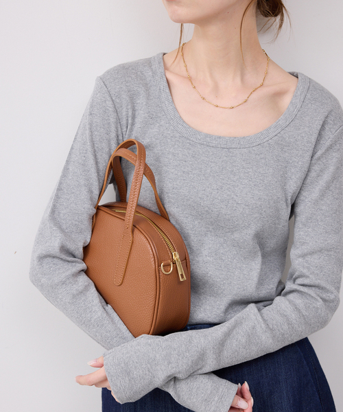 SLOBE IENA（スローブイエナ）の「《WEB限定/追加》パーフェクトカットソー（Tシャツ/カットソー・レディース・ネイビー/グレー/レッド/イエロー・FREE）」の2枚目の写真