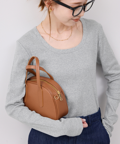 SLOBE IENA（スローブイエナ）の「《WEB限定/追加》パーフェクトカットソー（Tシャツ/カットソー・レディース・ネイビー/グレー/レッド/イエロー・FREE）」の11枚目の写真