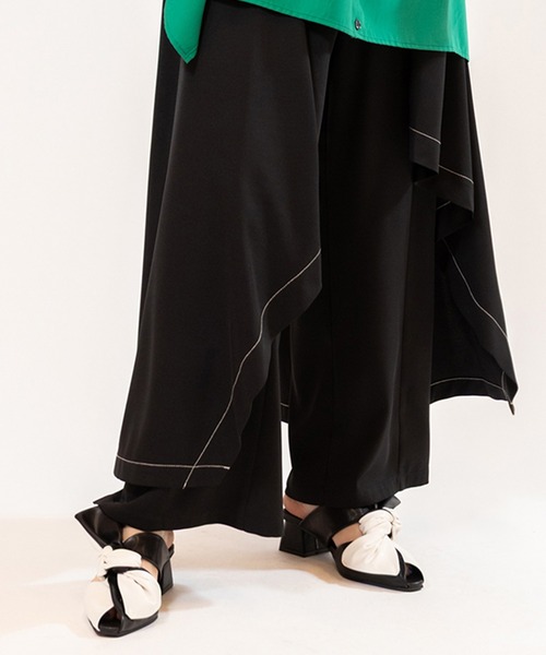 OSMOSIS（オズモーシス）の「リボンサンダル（サンダル・レディース・イエロー系その他/アイボリー/ブラック・23.5cm/24.5cm/24cm）」の2枚目の写真