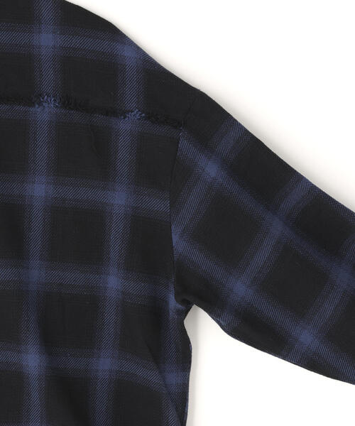 DANKE SCHON(ダンケシェーン)の「DankeSchon/ダンケシェーン/FLANNEL DAMAGE SHIRTS OMBRE(シャツ/ブラウス・レディース・ホワイト/ブルー/レッド・L)」の10枚目の写真