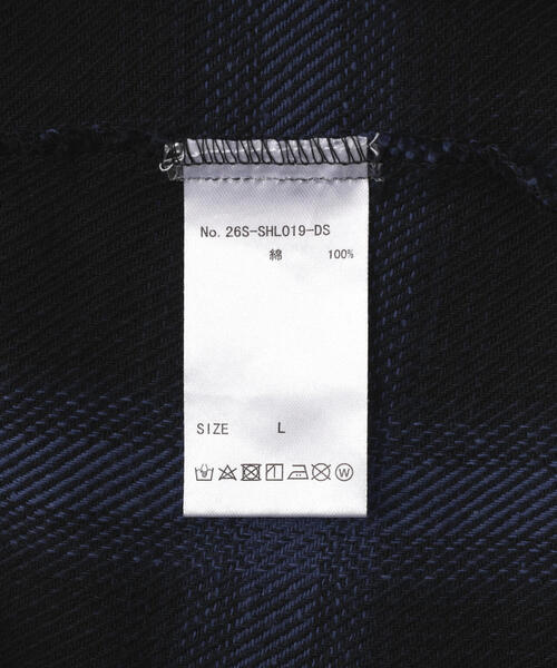 DANKE SCHON(ダンケシェーン)の「DankeSchon/ダンケシェーン/FLANNEL DAMAGE SHIRTS OMBRE(シャツ/ブラウス・レディース・ホワイト/ブルー/レッド・L)」の5枚目の写真