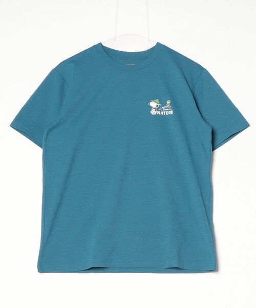 PEANUTS(ピーナッツ)の「ピーナッツ PEANUTS グラフィック半袖Tピーナッツ等高線MAP(Tシャツ/カットソー・メンズ・カーキ/ブラック/ブルー/ホワイト・S/M/L/LL/3L)」の20枚目の写真