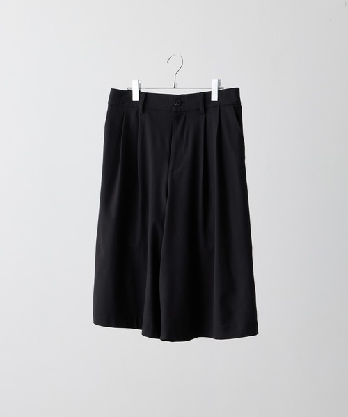 CLEL（クレイル）の「【CLEL】Summer Wool Blend Half Slacks Pants / サマーウールブレンド ハーフスラックスパンツ【セットアップ対応】（その他パンツ・メンズ・グレー/モカ/ブラック・L/M/S/XS）」の8枚目の写真