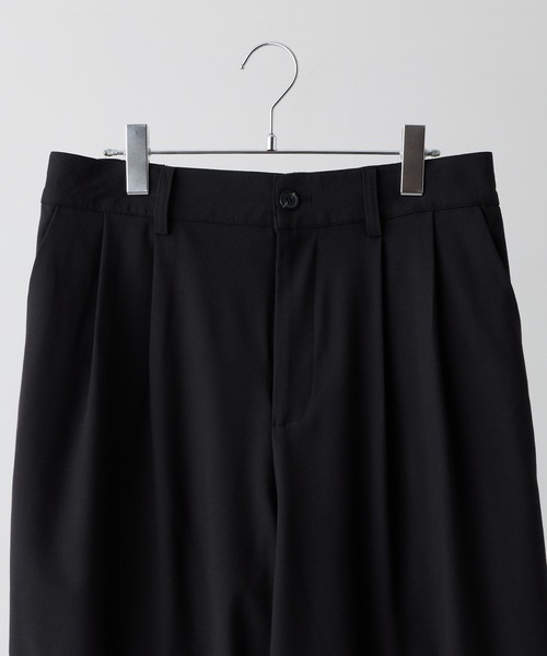 CLEL（クレイル）の「【CLEL】Summer Wool Blend Half Slacks Pants / サマーウールブレンド ハーフスラックスパンツ【セットアップ対応】（その他パンツ・メンズ・グレー/モカ/ブラック・L/M/S/XS）」の11枚目の写真