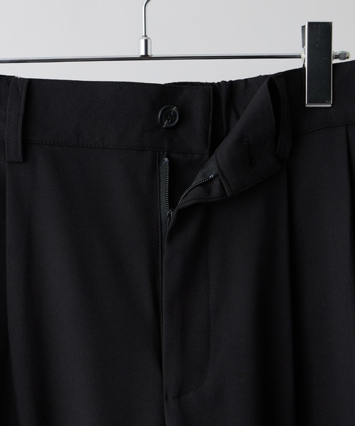 CLEL（クレイル）の「【CLEL】Summer Wool Blend Half Slacks Pants / サマーウールブレンド ハーフスラックスパンツ【セットアップ対応】（その他パンツ・メンズ・グレー/モカ/ブラック・L/M/S/XS）」の13枚目の写真