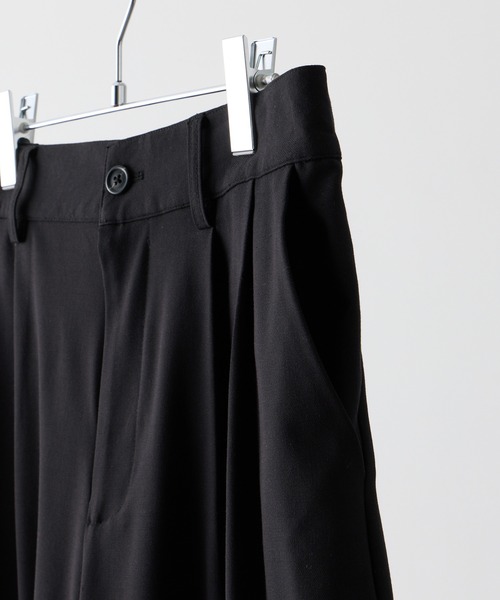 CLEL（クレイル）の「【CLEL】Summer Wool Blend Half Slacks Pants / サマーウールブレンド ハーフスラックスパンツ【セットアップ対応】（その他パンツ・メンズ・グレー/モカ/ブラック・L/M/S/XS）」の14枚目の写真