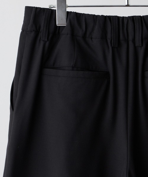 CLEL（クレイル）の「【CLEL】Summer Wool Blend Half Slacks Pants / サマーウールブレンド ハーフスラックスパンツ【セットアップ対応】（その他パンツ・メンズ・グレー/モカ/ブラック・L/M/S/XS）」の15枚目の写真