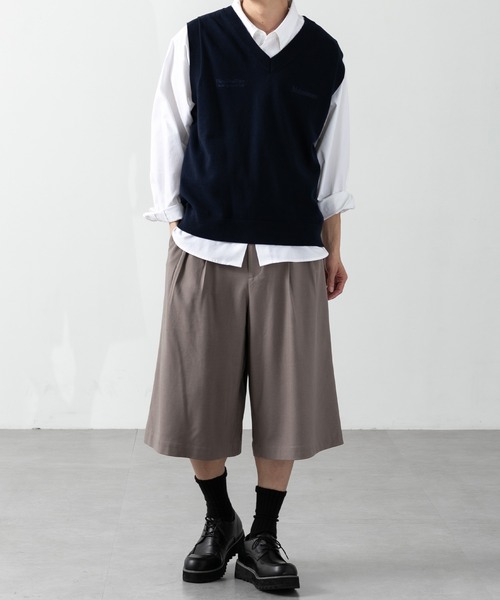 CLEL（クレイル）の「【CLEL】Summer Wool Blend Half Slacks Pants / サマーウールブレンド ハーフスラックスパンツ【セットアップ対応】（その他パンツ・メンズ・グレー/モカ/ブラック・L/M/S/XS）」の6枚目の写真
