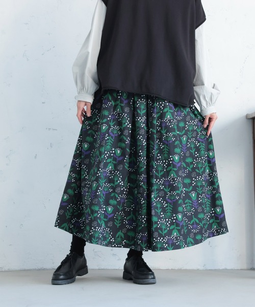 わがまま別注」私の押し花スカート（スカート）｜soulberry（ソウル