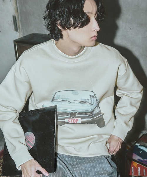 Bleme(ブレム)の「アーバン レトログラフィック スウェット(スウェット・メンズ・オフホワイト/グレー/ブラウン・FREE)」の8枚目の写真