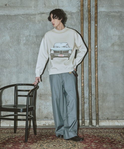 Bleme(ブレム)の「アーバン レトログラフィック スウェット(スウェット・メンズ・オフホワイト/グレー/ブラウン・FREE)」の12枚目の写真