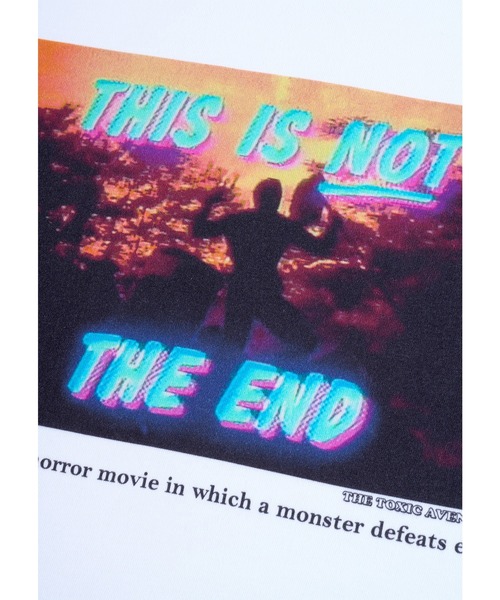 MEDICOM TOY(メディコムトイ)の「MLE × The Toxic Avenger "NOT ENDING" TEE(Tシャツ/カットソー・メンズ・ホワイト・SMALL/MEDIUM/LARGE/X-LARGE)」の2枚目の写真