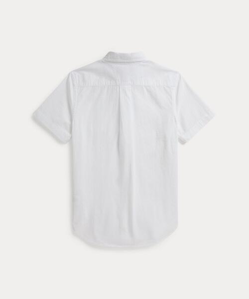 POLO RALPH LAUREN CHILDRENSWEAR(ポロ ラルフ ローレン チルドレンズウェア)の「コットン シアサッカー ショートスリーブ シャツ(シャツ/ブラウス・キッズ・ホワイト・L)」の4枚目の写真