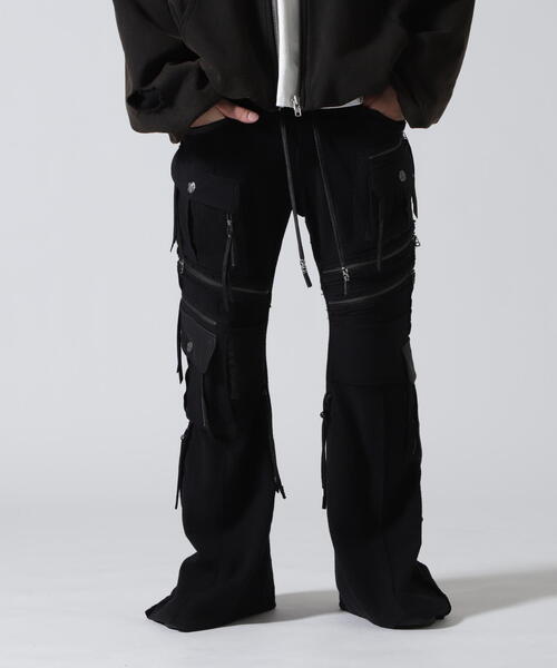 14th Addiction(フォーティーンスアディクション)の「14th Addiction/フォーティーンスアディクション/F.Cargo Sweat Pants(スウェットパンツ・メンズ・ブラック・S/M/L)」の3枚目の写真