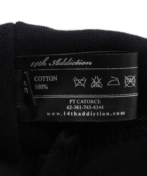 14th Addiction(フォーティーンスアディクション)の「14th Addiction/フォーティーンスアディクション/F.Cargo Sweat Pants(スウェットパンツ・メンズ・ブラック・S/M/L)」の21枚目の写真