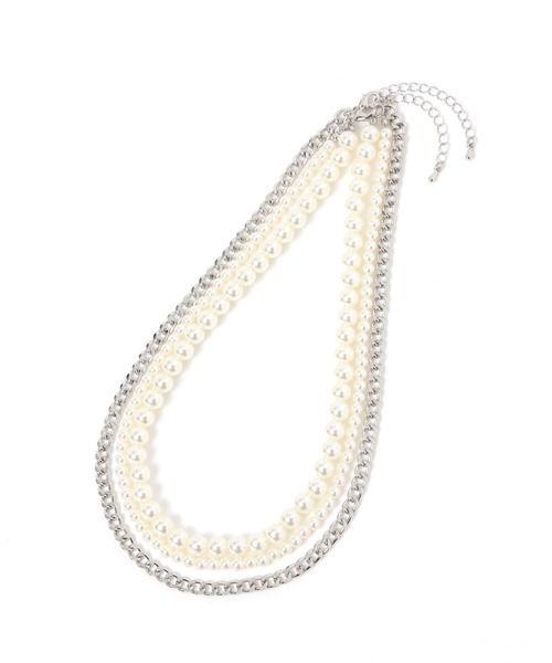 BAYFLOW（ベイフロー）の「パールチェーンセットネックレス（ネックレス・レディース・その他1・FREE）」の2枚目の写真