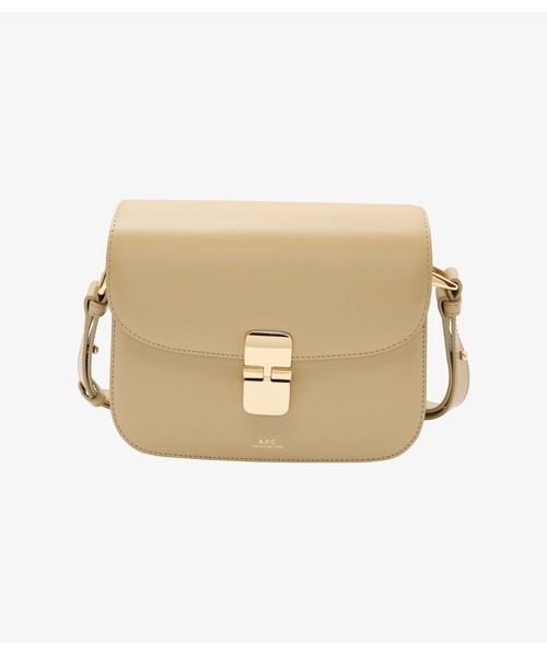 A.P.C.(アーペーセー)の「SAC GRACE SMALL(ショルダーバッグ・レディース・カーキ/チャコールグレー・ONESIZE)」の11枚目の写真