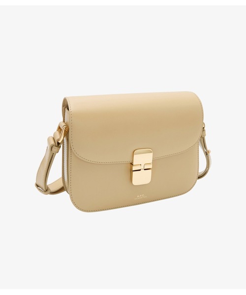 A.P.C.(アーペーセー)の「SAC GRACE SMALL(ショルダーバッグ・レディース・カーキ/チャコールグレー・ONESIZE)」の8枚目の写真