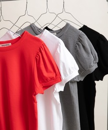 CHILD WOMAN | 連シルフライス パフスリーブTシャツ(Tシャツ/カットソー)