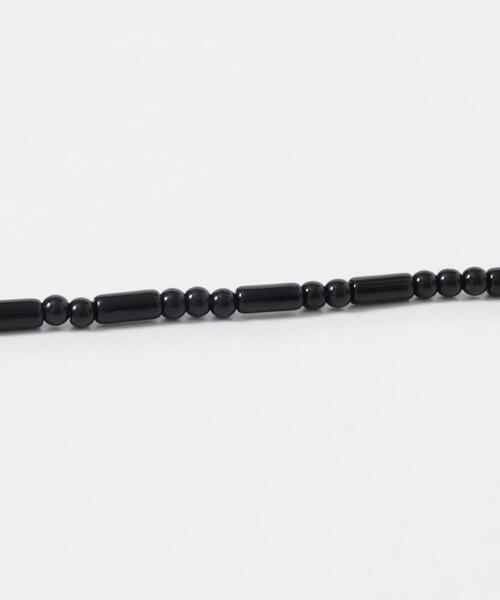 SMELLY（スメリー）の「ステンレスブラックビーズネックレス（ネックレス・レディース・ブラック・-）」の5枚目の写真
