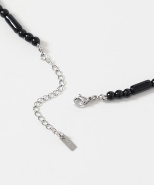 SMELLY（スメリー）の「ステンレスブラックビーズネックレス（ネックレス・レディース・ブラック・-）」の6枚目の写真