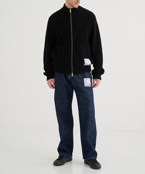 In・stru(men-tal).(インストルメンタル)の「【MIHARAYASUHIRO/ミハラヤスヒロ】COTTON HIGH DENSITY DRIVERS KNIT/in・stru(men-tal).(カーディガン/ボレロ・メンズ・ブラック/ライトグレー・46/44)」の4枚目の写真