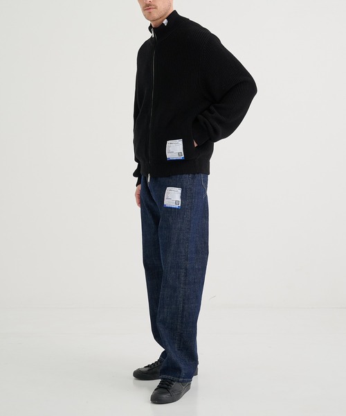 In・stru(men-tal).(インストルメンタル)の「【MIHARAYASUHIRO/ミハラヤスヒロ】COTTON HIGH DENSITY DRIVERS KNIT/in・stru(men-tal).(カーディガン/ボレロ・メンズ・ブラック/ライトグレー・46/44)」の5枚目の写真