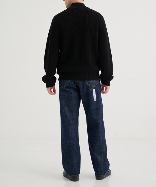 In・stru(men-tal).(インストルメンタル)の「【MIHARAYASUHIRO/ミハラヤスヒロ】COTTON HIGH DENSITY DRIVERS KNIT/in・stru(men-tal).(カーディガン/ボレロ・メンズ・ブラック/ライトグレー・46/44)」の7枚目の写真