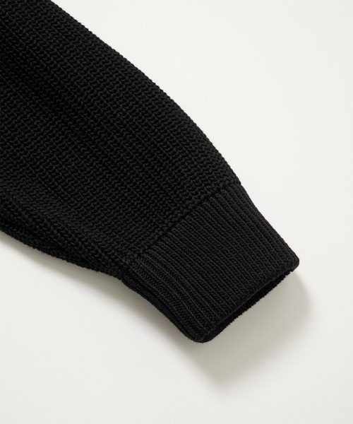 In・stru(men-tal).(インストルメンタル)の「【MIHARAYASUHIRO/ミハラヤスヒロ】COTTON HIGH DENSITY DRIVERS KNIT/in・stru(men-tal).(カーディガン/ボレロ・メンズ・ブラック/ライトグレー・46/44)」の12枚目の写真