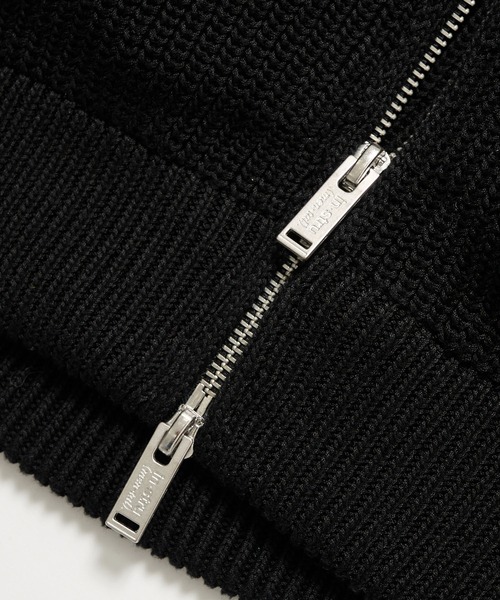 In・stru(men-tal).(インストルメンタル)の「【MIHARAYASUHIRO/ミハラヤスヒロ】COTTON HIGH DENSITY DRIVERS KNIT/in・stru(men-tal).(カーディガン/ボレロ・メンズ・ブラック/ライトグレー・46/44)」の8枚目の写真