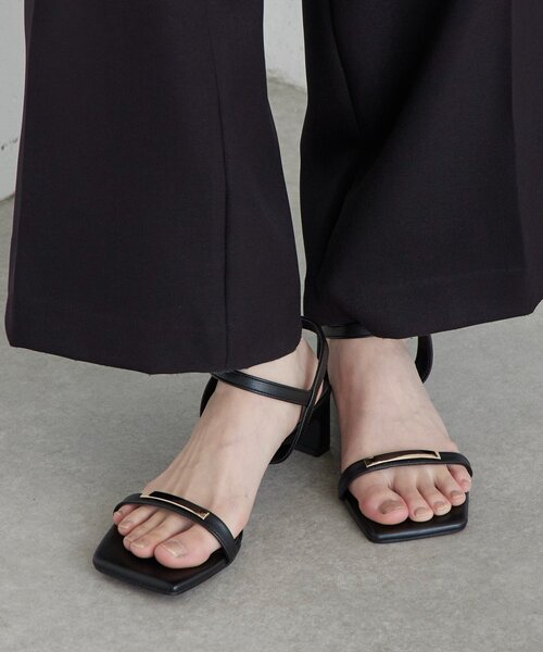 Lui's（ルイス）の「アンクルストラップサンダル（サンダル・レディース・ブラック・L/M）」の15枚目の写真