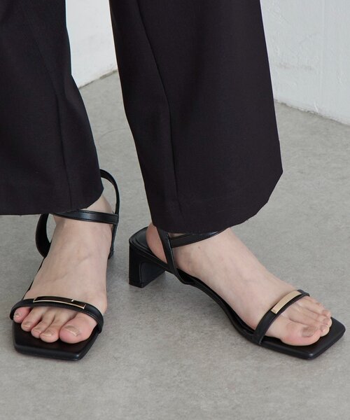 Lui's（ルイス）の「アンクルストラップサンダル（サンダル・レディース・ブラック・L/M）」の16枚目の写真