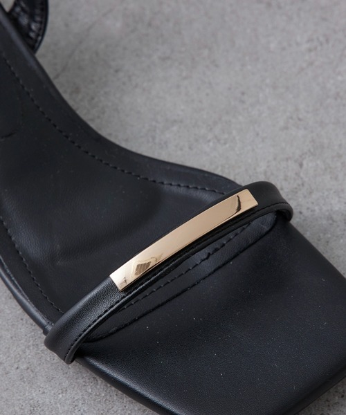 Lui's（ルイス）の「アンクルストラップサンダル（サンダル・レディース・ブラック・L/M）」の3枚目の写真