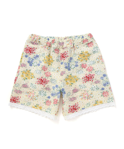 BeBe(ベベ)の「【お揃い】リップルマルシェフラワーショートパンツ(その他パンツ・キッズ・イエロー系その他・150cm/140cm/130cm/120cm)」の8枚目の写真