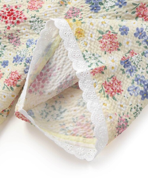 BeBe(ベベ)の「【お揃い】リップルマルシェフラワーショートパンツ(その他パンツ・キッズ・イエロー系その他・150cm/140cm/130cm/120cm)」の13枚目の写真