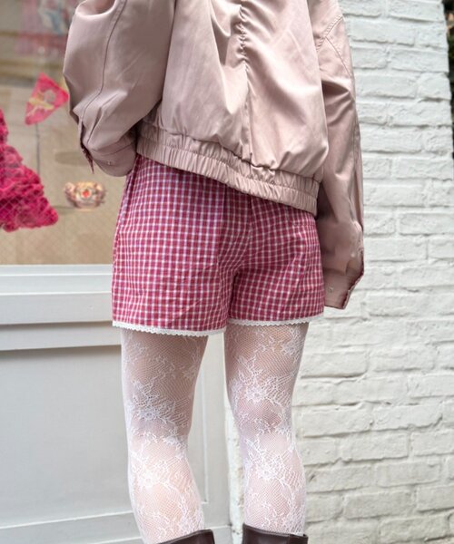 w closet（ダブルクローゼット）の「パジャマショートパンツ（その他パンツ・レディース・ネイビー/レッド・FREE）」の15枚目の写真