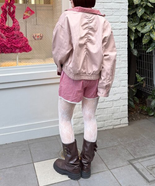 w closet（ダブルクローゼット）の「パジャマショートパンツ（その他パンツ・レディース・ネイビー/レッド・FREE）」の20枚目の写真