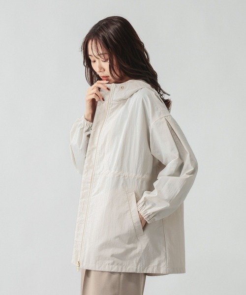 GLOBAL WORK(グローバルワーク)の「エアかる撥水マウンテンパーカー/601298(パーカー・レディース・グレイッシュベージュ/ベージュ/ブラウン・LARGE/MEDIUM)」の16枚目の写真