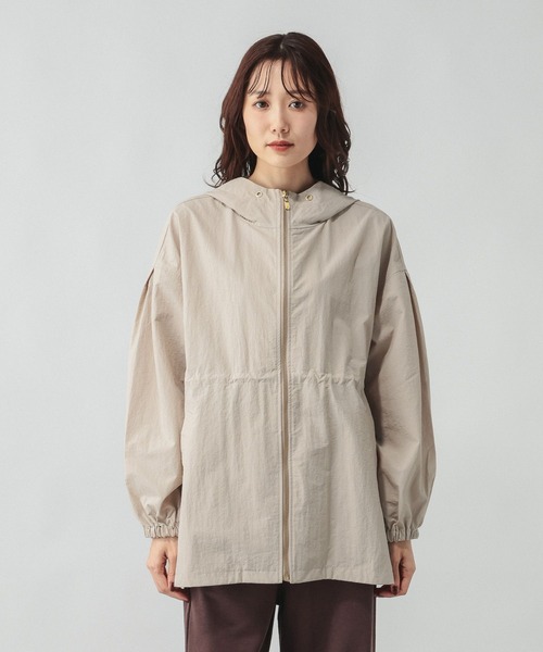 GLOBAL WORK(グローバルワーク)の「エアかる撥水マウンテンパーカー/601298(パーカー・レディース・グレイッシュベージュ/ベージュ/ブラウン・LARGE/MEDIUM)」の18枚目の写真