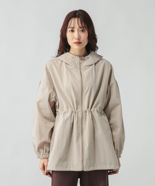 GLOBAL WORK(グローバルワーク)の「エアかる撥水マウンテンパーカー/601298(パーカー・レディース・グレイッシュベージュ/ベージュ/ブラウン・LARGE/MEDIUM)」の21枚目の写真