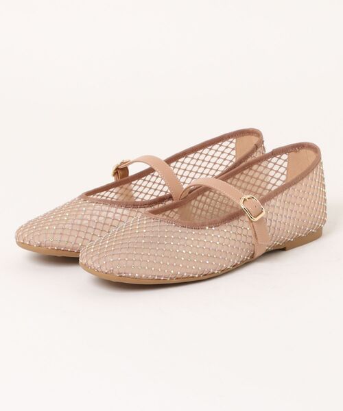 JILL STUART（ジルスチュアート）の「チュールメリージェーンパンプス（パンプス・レディース・ブラック/ピンクベージュ/ブラック系その他・22.5cm/23.0cm/23.5cm/24.0cm/24.5cm）」の3枚目の写真