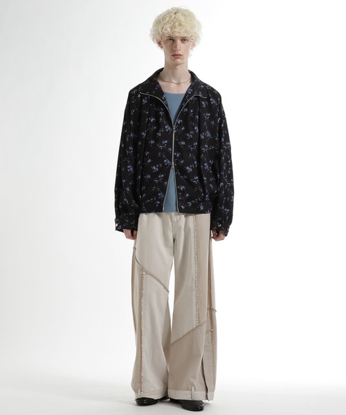 HARE（ハレ）の「ユルネックニットプルオーバー(HARE)（Tシャツ/カットソー・メンズ・ブラック/グレー/ブルー・FREE）」の8枚目の写真